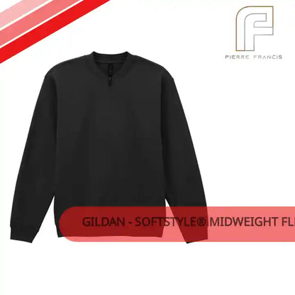 Gildan - SoftStyle&reg; Midweight Fleece 1/4 Zip Sweatshirt by@Outfy