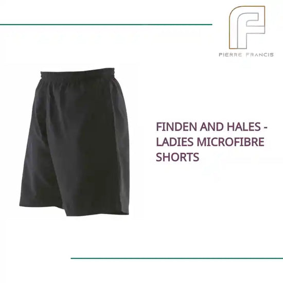 Finden and Hales - Ladies Microfibre Shorts by@Outfy