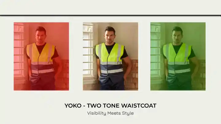 Yoko - Two Tone Waistcoat by@Outfy
