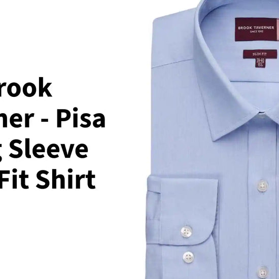 Brook Taverner - Pisa Long Sleeve Slim Fit Shirt by@Outfy