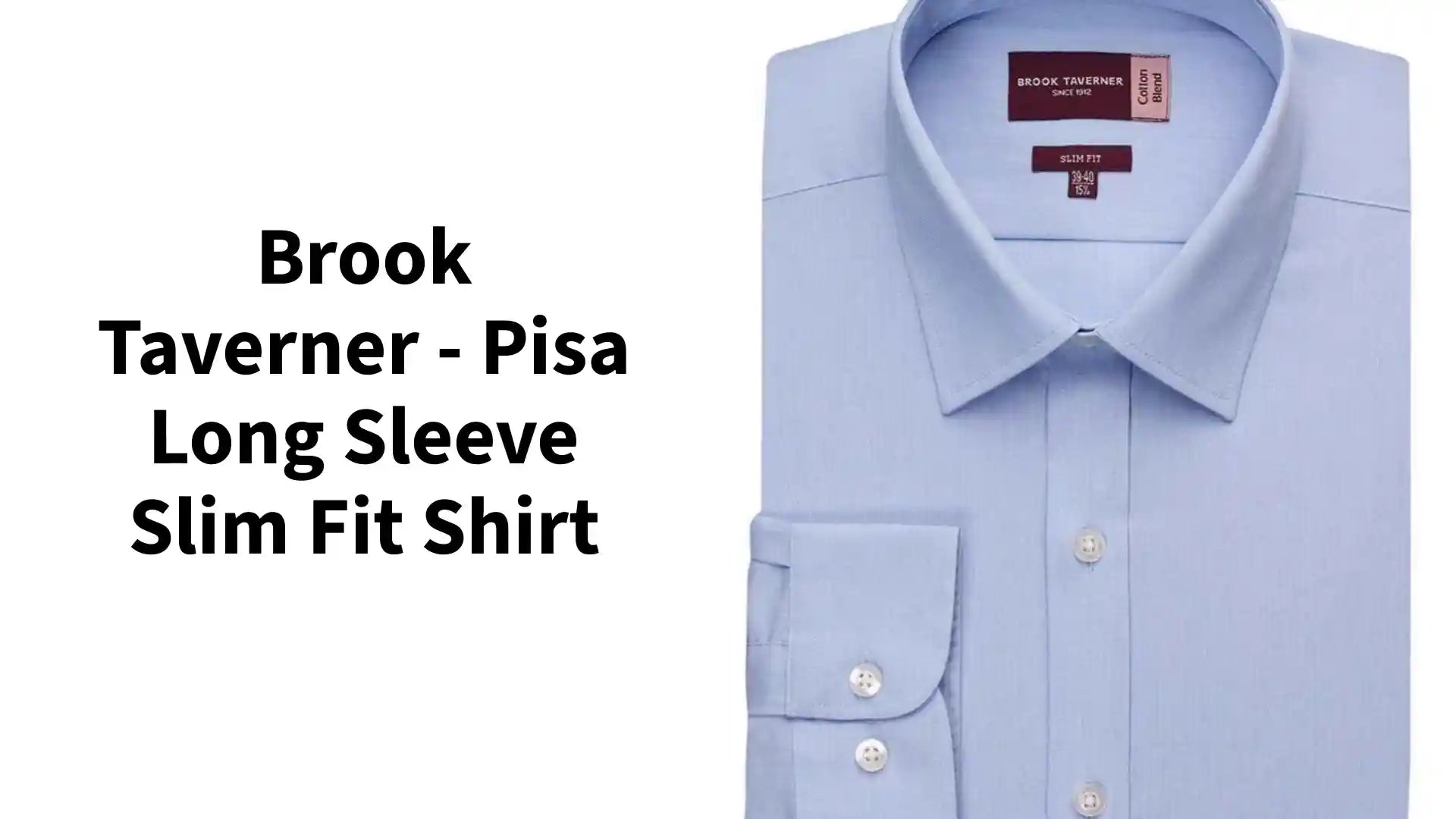 Brook Taverner - Pisa Long Sleeve Slim Fit Shirt by@Outfy