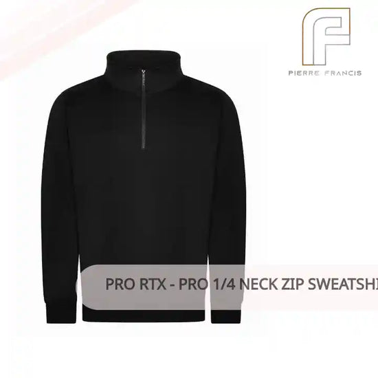 PRO RTX - Pro 1/4 Neck Zip Sweatshirt by@Outfy