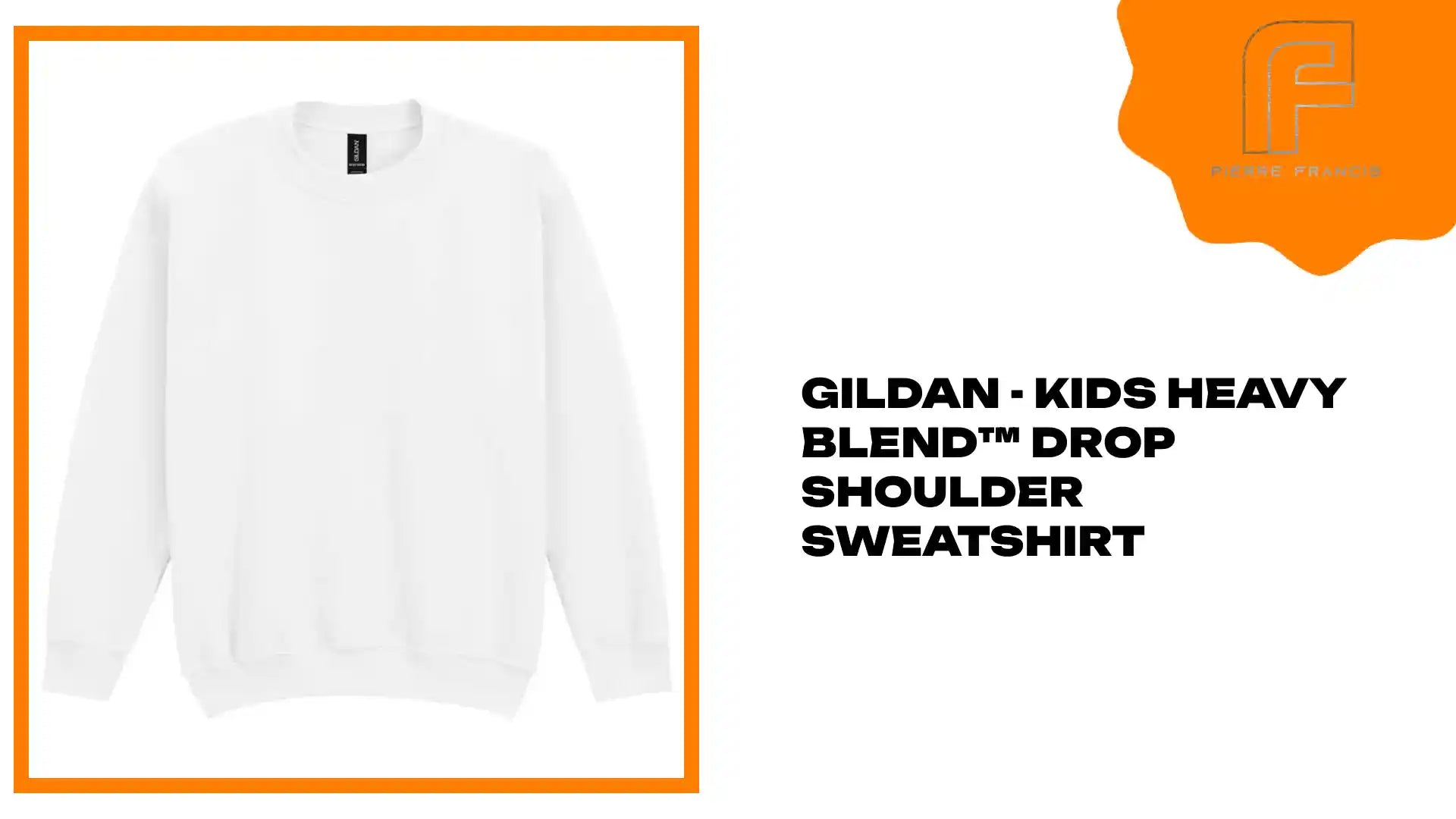 Gildan - Kids Heavy Blend&trade; Drop Shoulder Sweatshirt by@Outfy