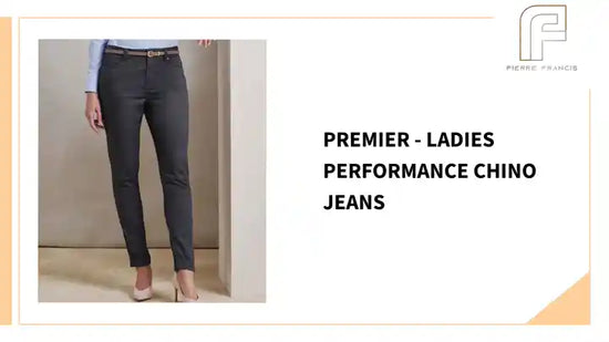 Premier - Ladies Performance Chino Jeans by@Outfy