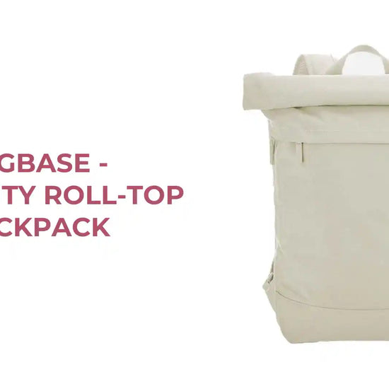 BagBase - Simplicity Roll-Top Backpack by@Outfy