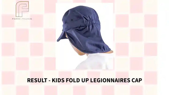 Result - Kids Fold Up Legionnaires Cap by@Outfy