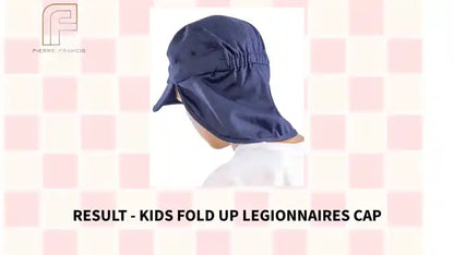 Result - Kids Fold Up Legionnaires Cap by@Outfy