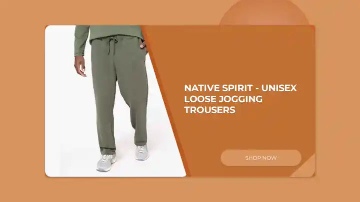 Native Spirit - Unisex Loose Jogging Trousers by@Outfy
