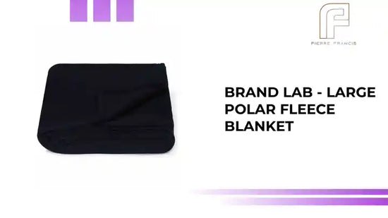 Brand Lab - Large Polar Fleece Blanket by@Outfy