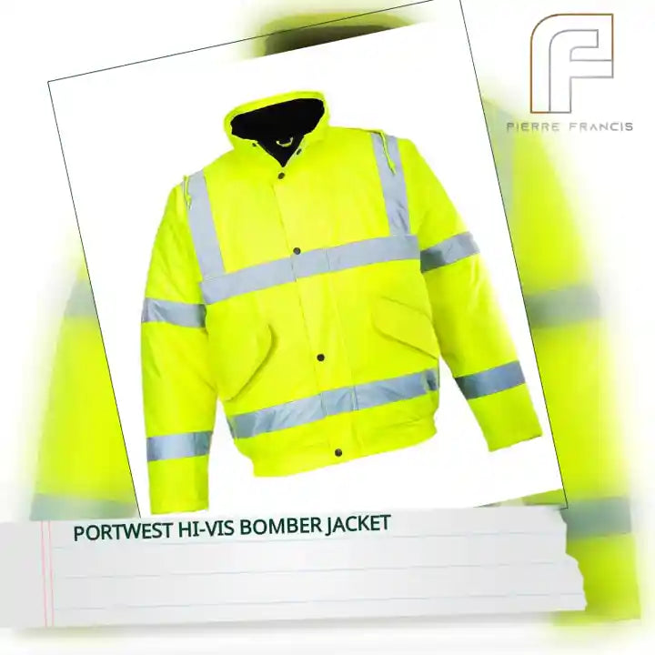 Portwest Hi-Vis Bomber Jacket by@Outfy