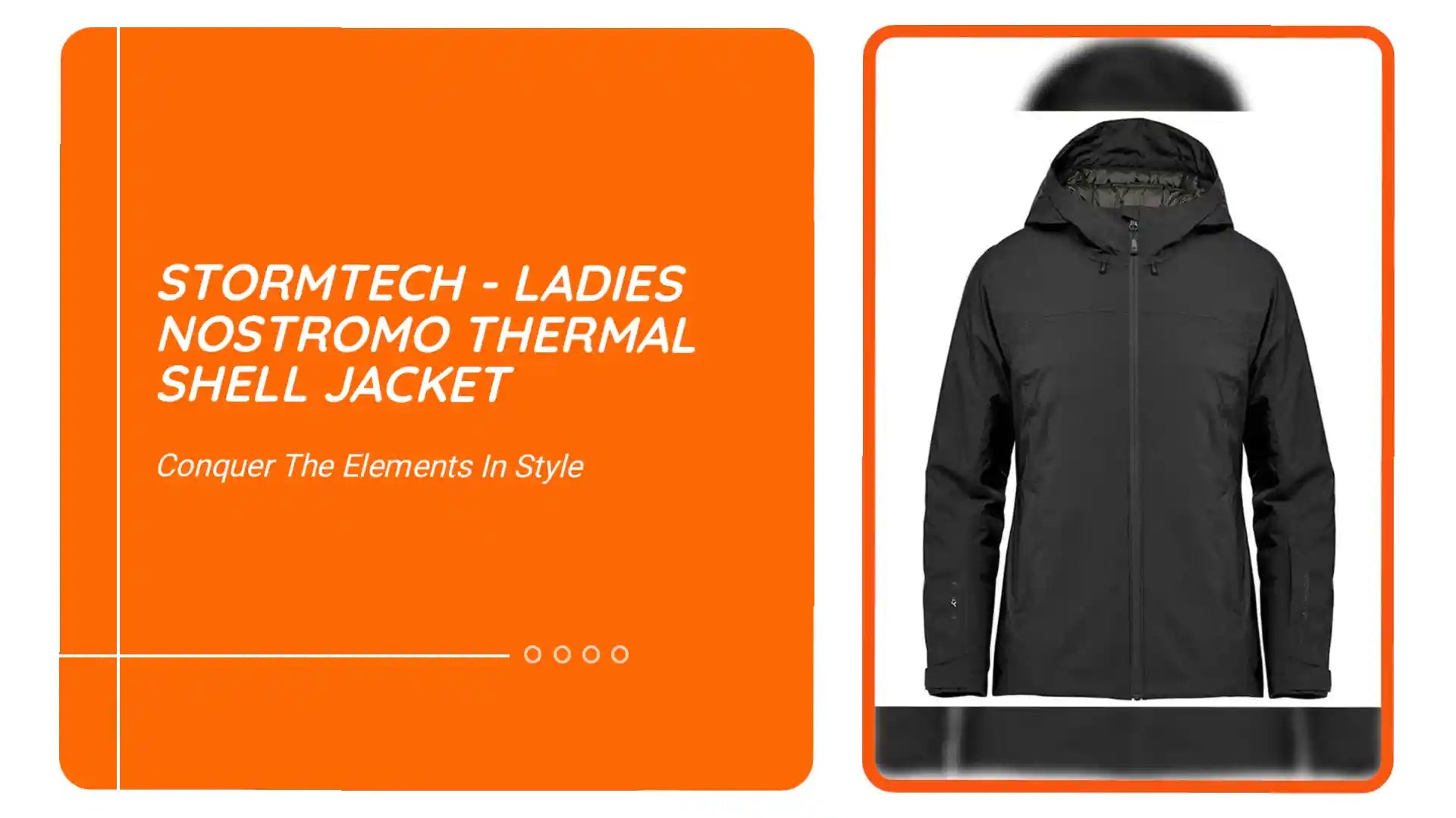 Stormtech - Ladies Nostromo Thermal Shell Jacket - X2W BK/GP XS