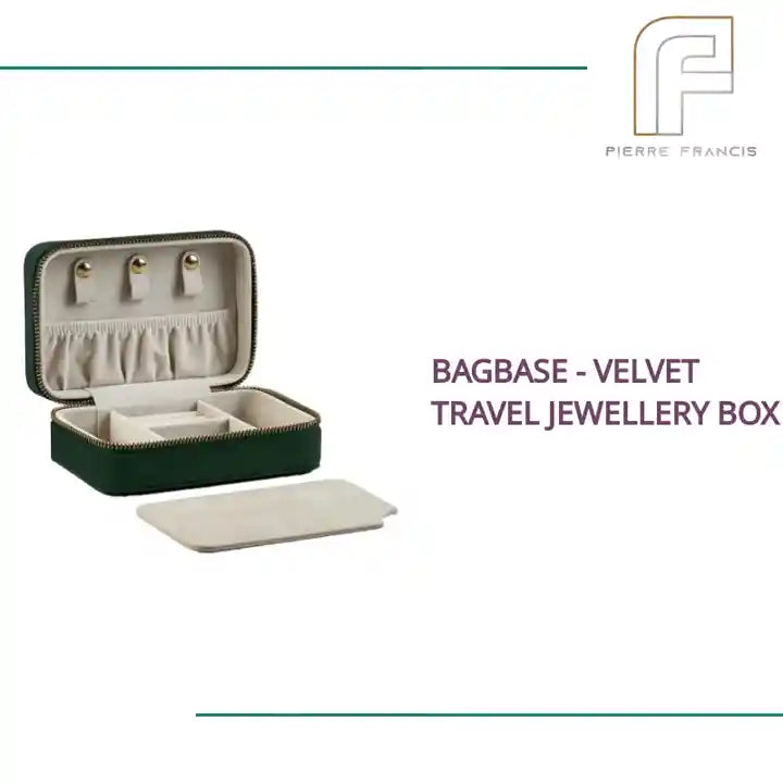BagBase - Velvet Travel Jewellery Box by@Outfy