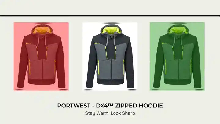 Portwest - DX4&trade; Zipped Hoodie by@Outfy