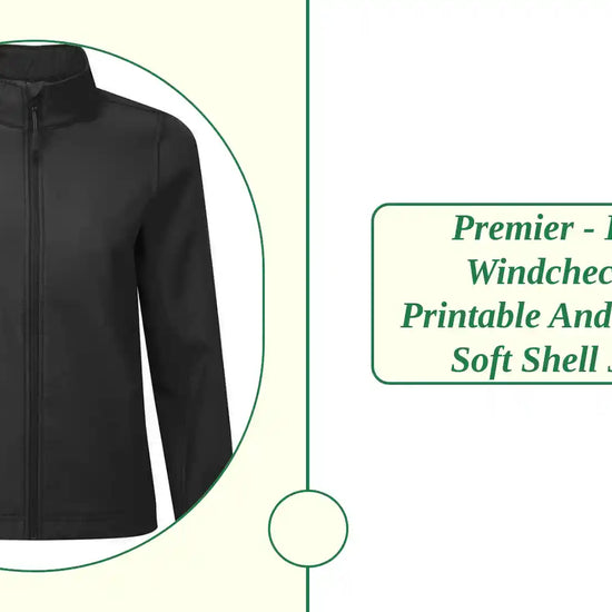 Premier - Ladies Windchecker&reg; Printable and Recycled Soft Shell Jacket by@Outfy