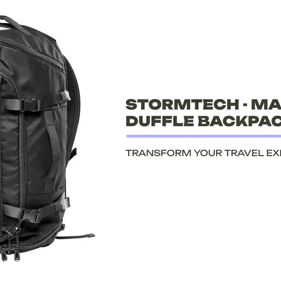 Stormtech - Madagascar Duffle Backpack - VTX1 BLK ONE
