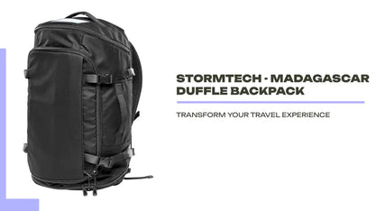 Stormtech - Madagascar Duffle Backpack - VTX1 BLK ONE