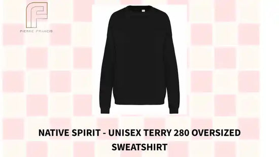 Native Spirit - Unisex Terry 280 Oversized Sweatshirt by@Outfy