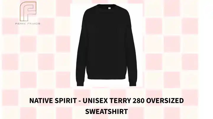 Native Spirit - Unisex Terry 280 Oversized Sweatshirt by@Outfy