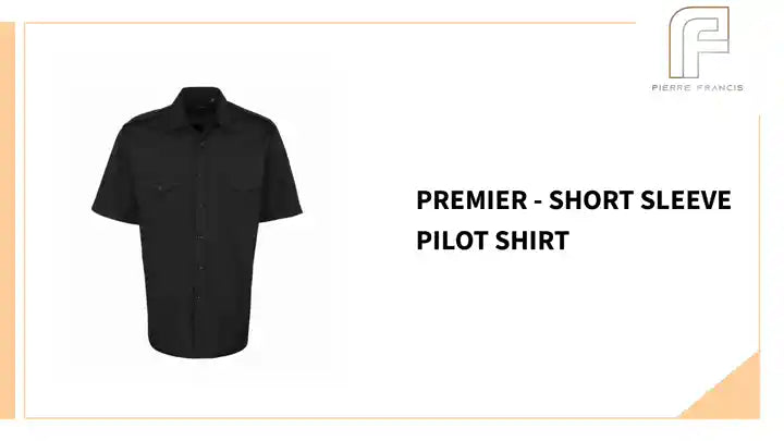 Premier - Short Sleeve Pilot Shirt by@Outfy