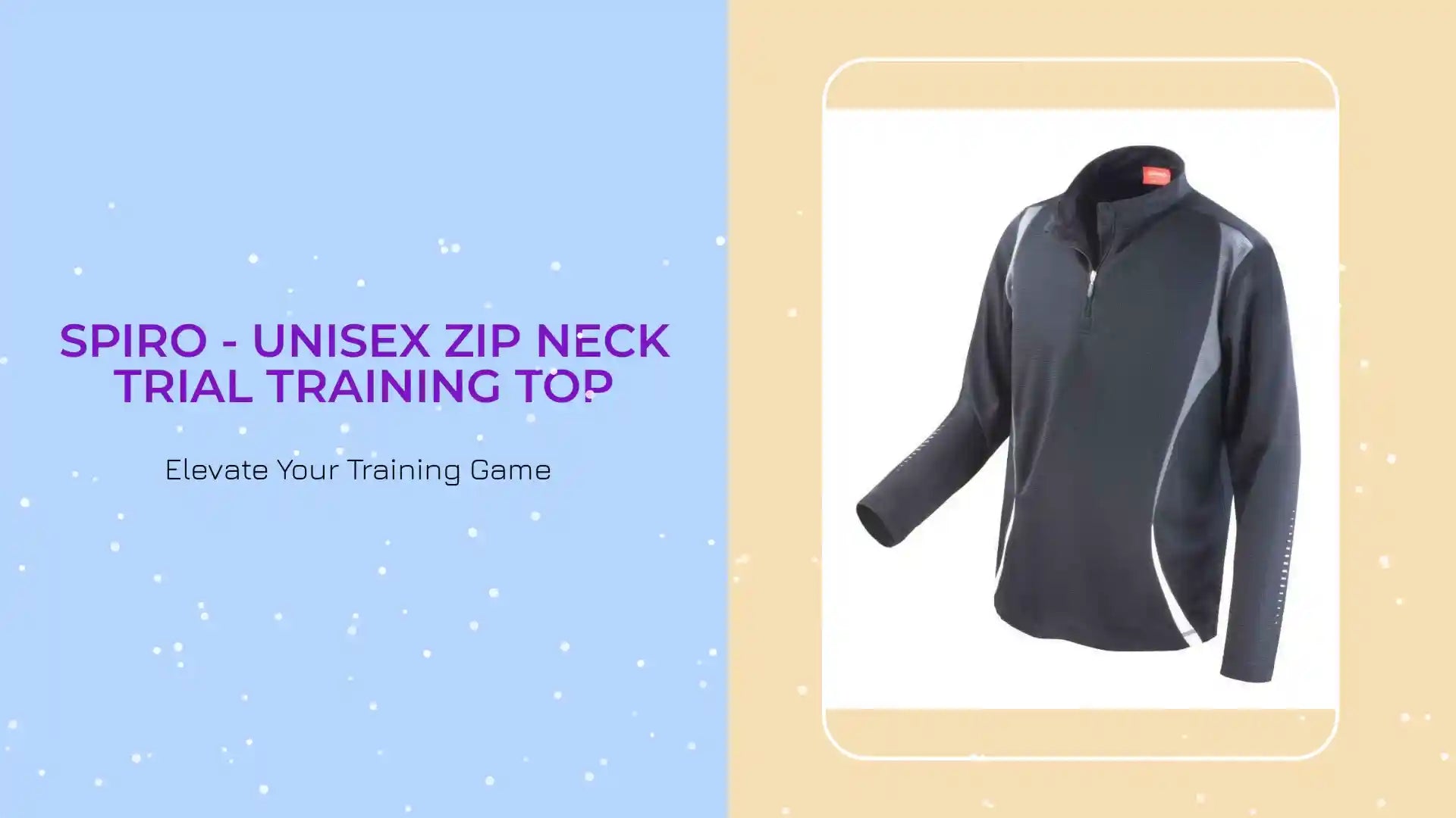 Spiro - Unisex Zip Neck Trial Training Top by@Outfy