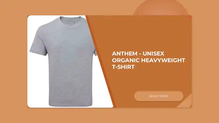 Anthem - Unisex Organic Heavyweight T-Shirt by@Outfy