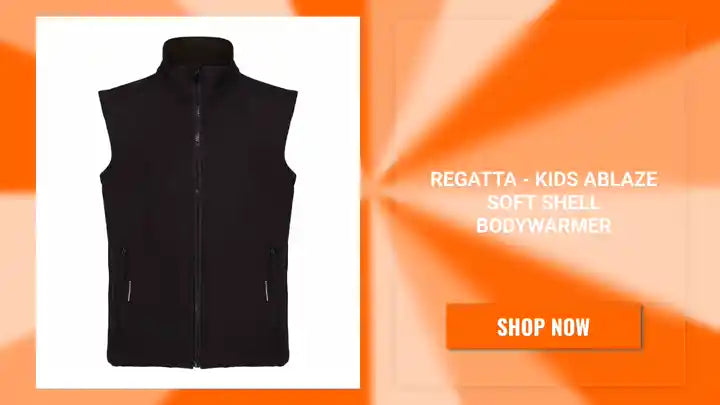 Regatta - Kids Ablaze Soft Shell Bodywarmer by@Outfy