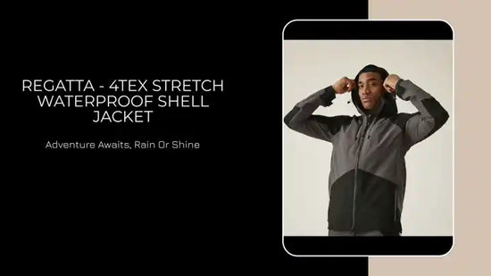 Regatta - 4TEX Stretch Waterproof Shell Jacket by@Outfy