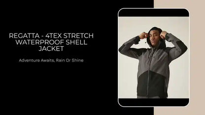 Regatta - 4TEX Stretch Waterproof Shell Jacket by@Outfy