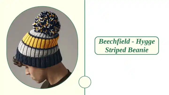Beechfield - Hygge Striped Beanie by@Outfy