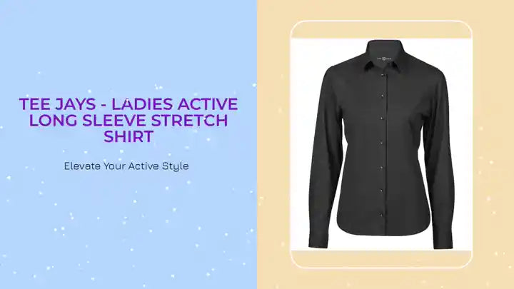 Tee Jays - Ladies Active Long Sleeve Stretch Shirt by@Outfy
