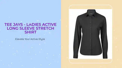 Tee Jays - Ladies Active Long Sleeve Stretch Shirt by@Outfy