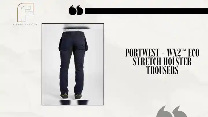 Portwest - WX2&trade; Eco Stretch Holster Trousers by@Outfy