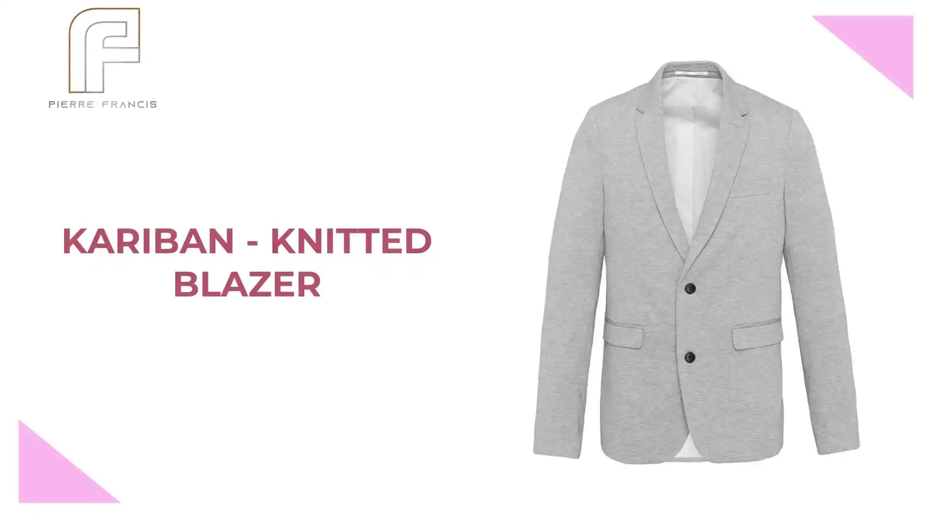 Kariban - Knitted Blazer by@Outfy