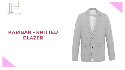 Kariban - Knitted Blazer by@Outfy