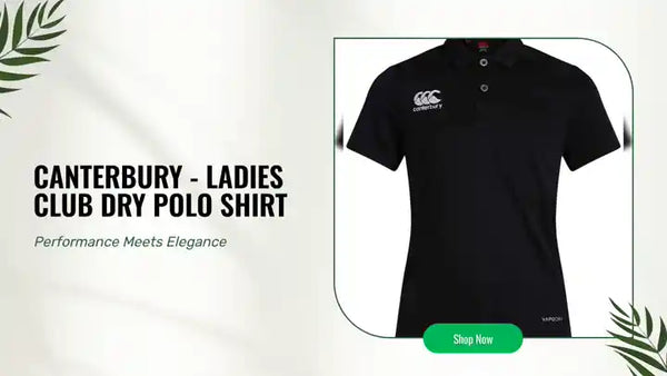 Canterbury - Ladies Club Dry Polo Shirt by@Outfy