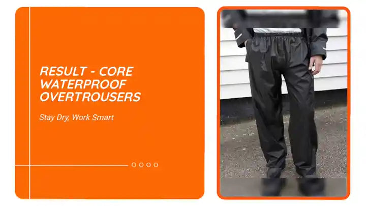 Result - Core Waterproof Overtrousers by@Outfy