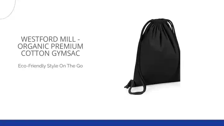 Westford Mill - Organic Premium Cotton Gymsac by@Outfy