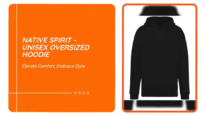 Native Spirit - Unisex Oversized Hoodie by@Outfy