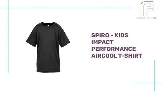 Spiro - Kids Impact Performance Aircool T-Shirt by@Outfy