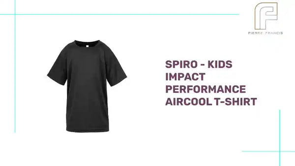 Spiro - Kids Impact Performance Aircool T-Shirt by@Outfy