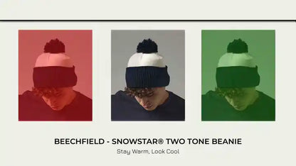 Beechfield - Snowstar&reg; Two Tone Beanie by@Outfy