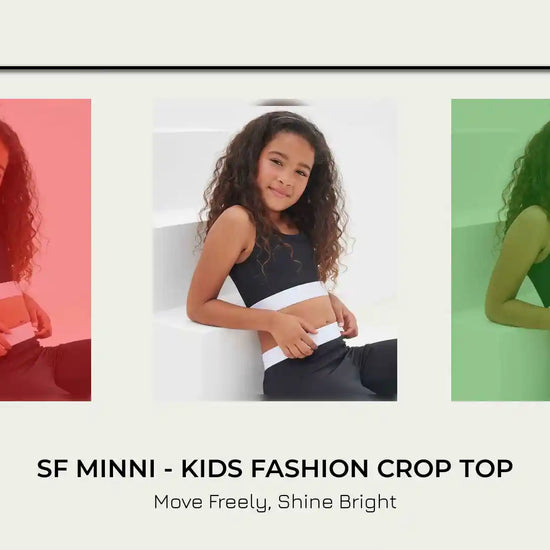 SF Minni - Kids Fashion Crop Top by@Outfy