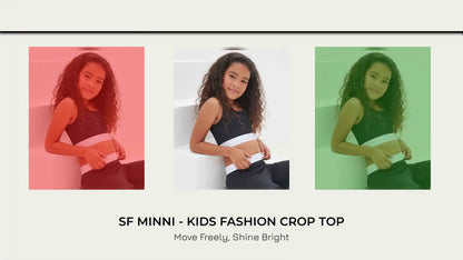 SF Minni - Kids Fashion Crop Top by@Outfy