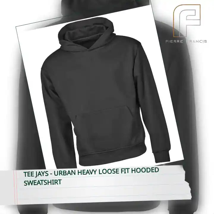 Tee Jays - Urban Heavy Loose Fit Hooded Sweatshirt by@Outfy