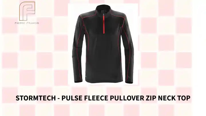 Stormtech - Pulse Fleece Pullover Zip Neck Top by@Outfy