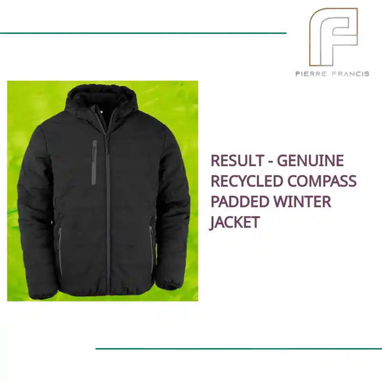Result - Genuine Recycled Compass Padded Winter Jacket by@Outfy