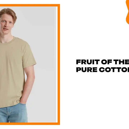 Fruit of the Loom - Pure Cotton T-Shirt by@Outfy