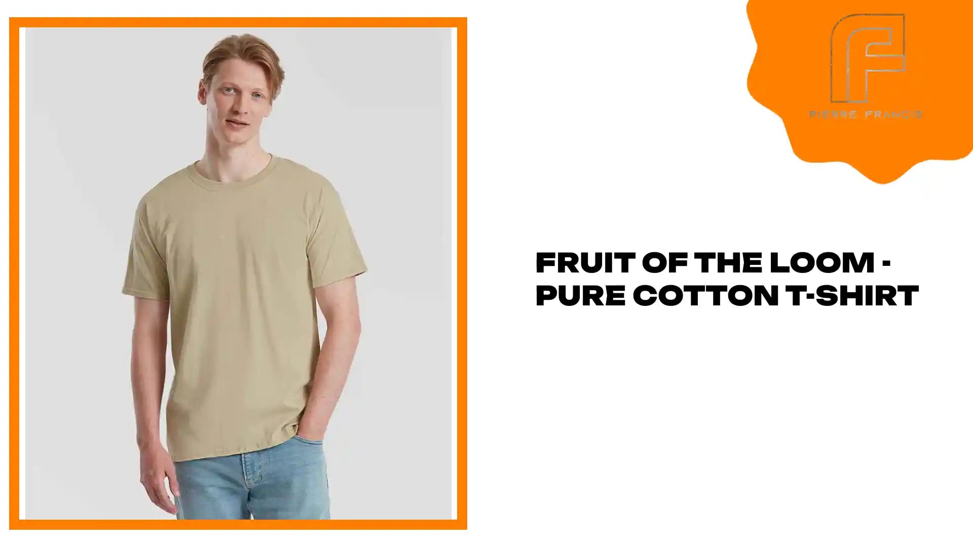 Fruit of the Loom - Pure Cotton T-Shirt by@Outfy