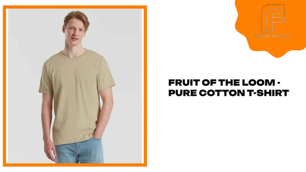 Fruit of the Loom - Pure Cotton T-Shirt by@Outfy