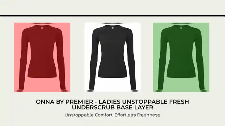 Onna by Premier - Ladies Unstoppable Fresh Underscrub Base Layer by@Outfy
